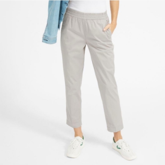 Everlane Pants - NWT Everlane The Easy Chino Pull-On Pants Stone 6